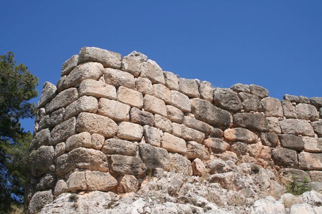 Mycenae - The Cyclopean stone fortifications 